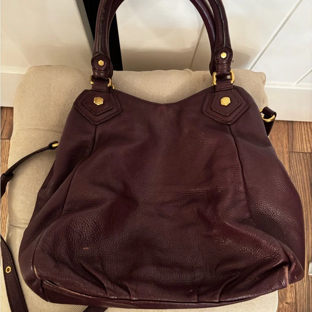 Marc by Marc Jacobs Classic
 Burgundy LeatherTote Bag - Picture 3 of 10